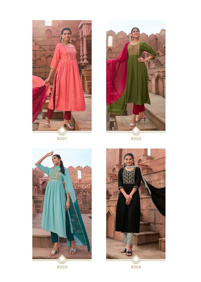 Naira Girl Vol 2 By Wanna Designer Kurti With Bottom Dupatta Catalog